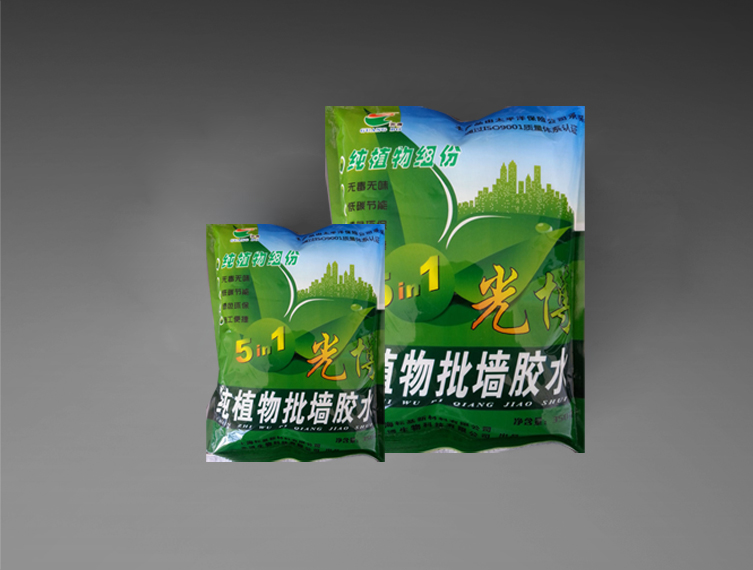 光博純植物批墻膠水